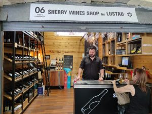 “By Lustau” Rincón Gastronómico mercado de abastos Cádiz.