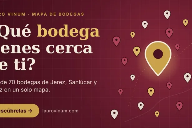 ¿Qué bodega tienes cerca de ti? Más de 70 bodegas de Jerez, Sanlúcar y Cádiz en un solo mapa
